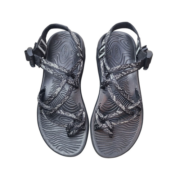 СHАCО Women's Z/Volv X2 Sandals - Dash Black Size 8 - Picture 1 of 7